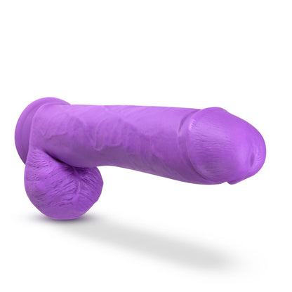 Neo Elite - 11 Inch Silicone Dual Density Cock With Balls - Neon Purple | 819835024569 | Available at EroticWarehouse.com
