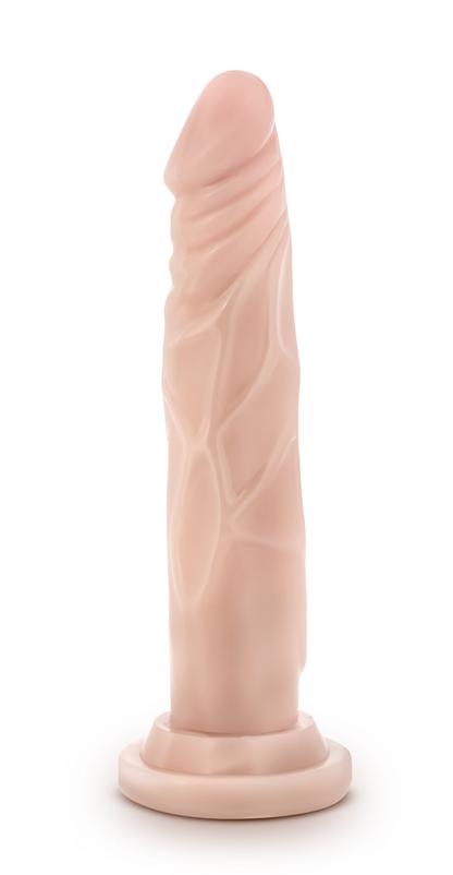 Dr. Skin Silicone - Dr. Carter - 7 Inch Dong With Suction Cup - Vanilla | 819835023821 | Available at EroticWarehouse.com