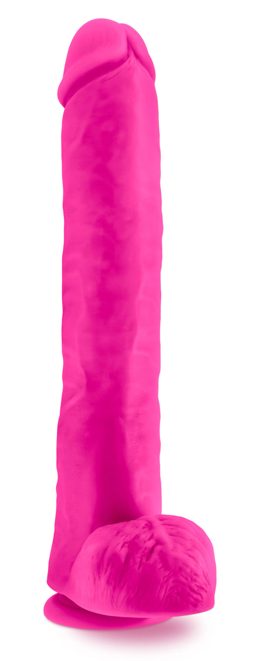 Au Naturel - Bold - Daddy - 14 Inch Dildo - Pink | 819835027454 | Available at EroticWarehouse.com