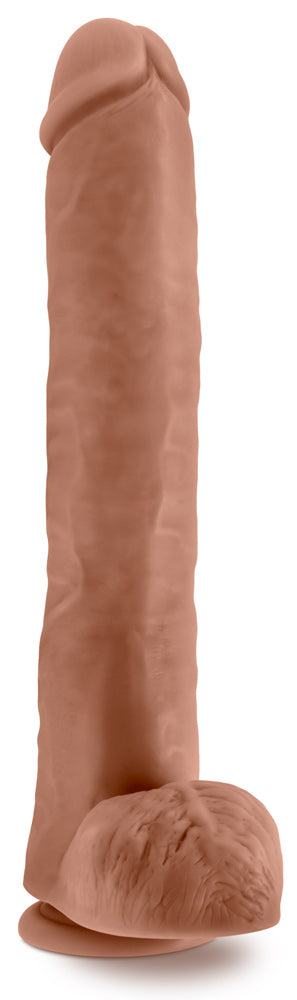 Au Naturel - Daddy - 14 Inch Dildo - Mocha | 819835027447 | Available at EroticWarehouse.com