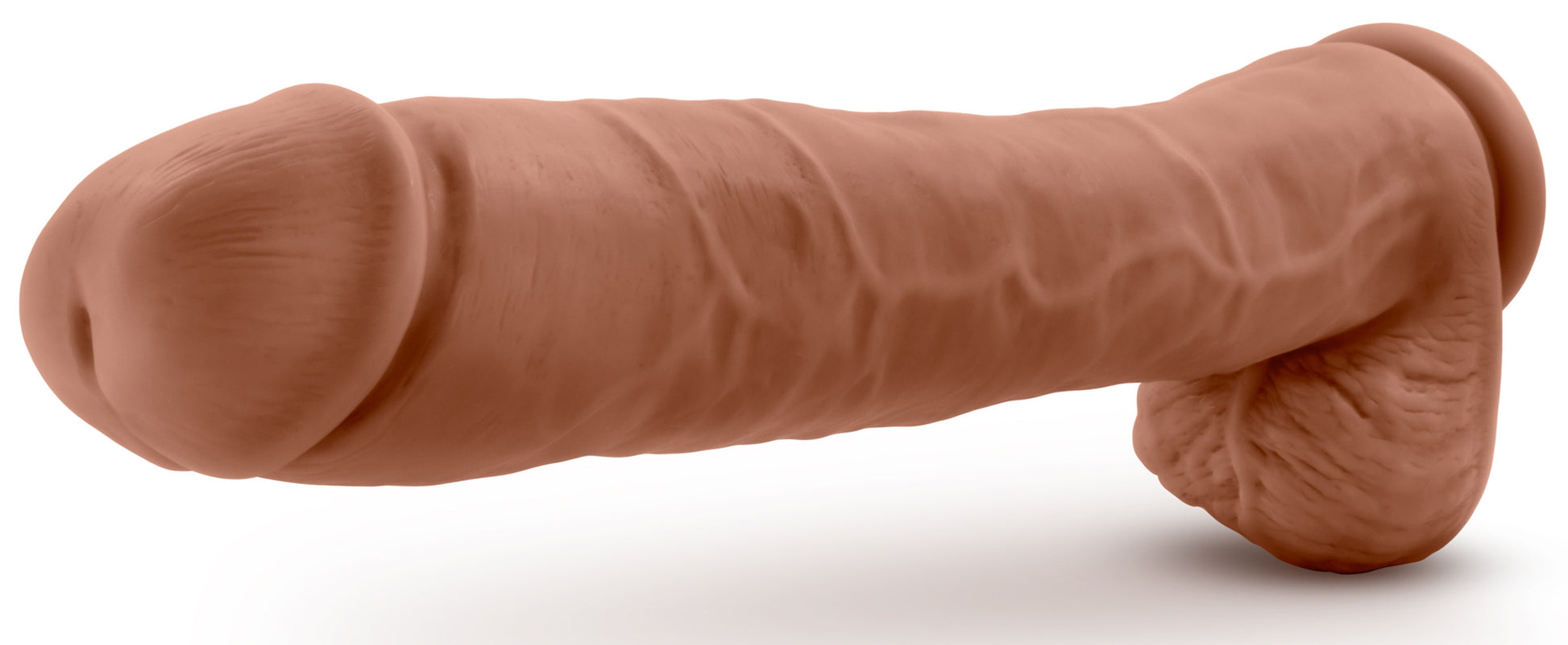 Au Naturel - Daddy - 14 Inch Dildo - Mocha | 819835027447 | Available at EroticWarehouse.com