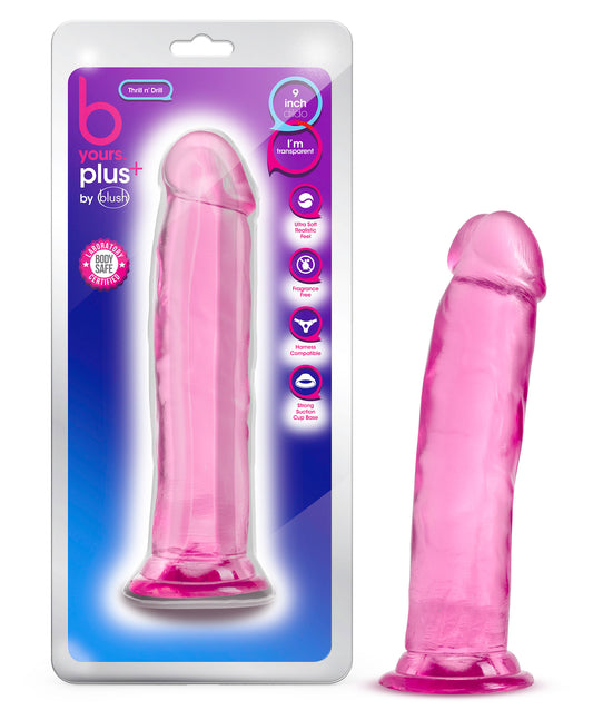 B Yours Plus - Thill n' Drill - Pink | 819835026792 | Available at EroticWarehouse.com