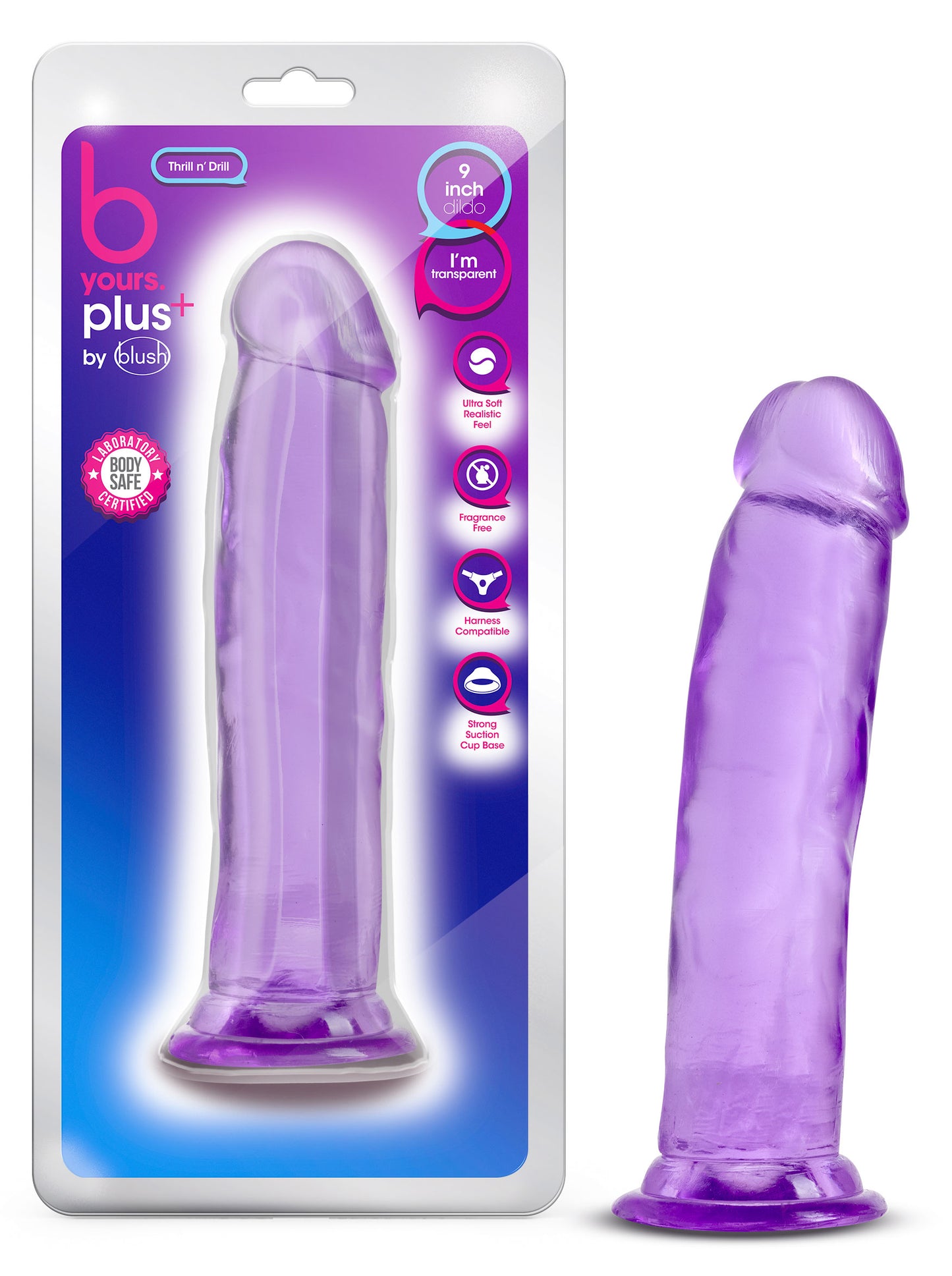 B Yours Plus - Thrill N” Drill - Purple | 819835026815 | Available at EroticWarehouse.com