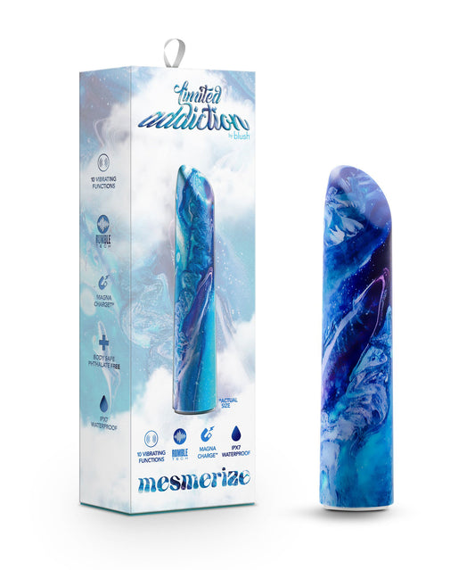 Limited Addiction - Mesmerize - Power Vibe - Azure | 819835028833 | Available at EroticWarehouse.com