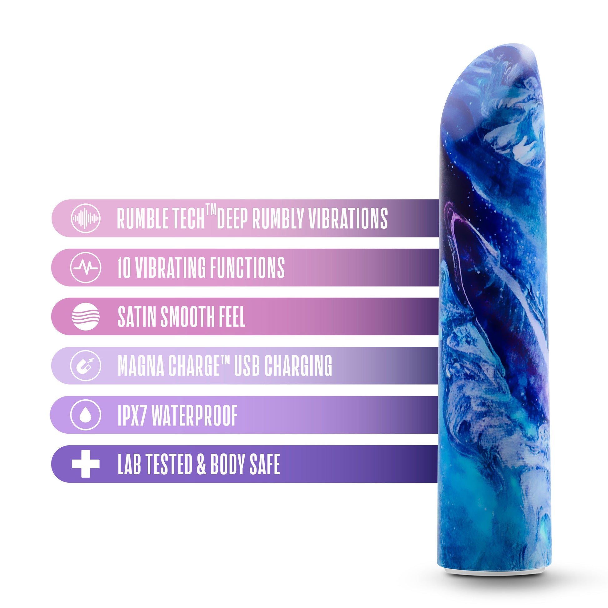 Limited Addiction - Mesmerize - Power Vibe - Azure | 819835028833 | Available at EroticWarehouse.com