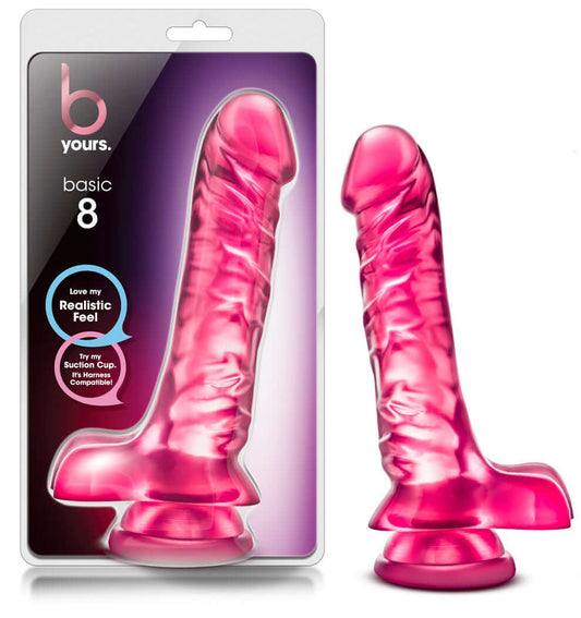B Yours - Basic 8 - Pink | 049008210424 | Available at EroticWarehouse.com