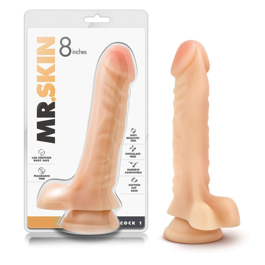 Dr. Skin - Cock 1 - 9 Inches | 702730686058 | Available at EroticWarehouse.com