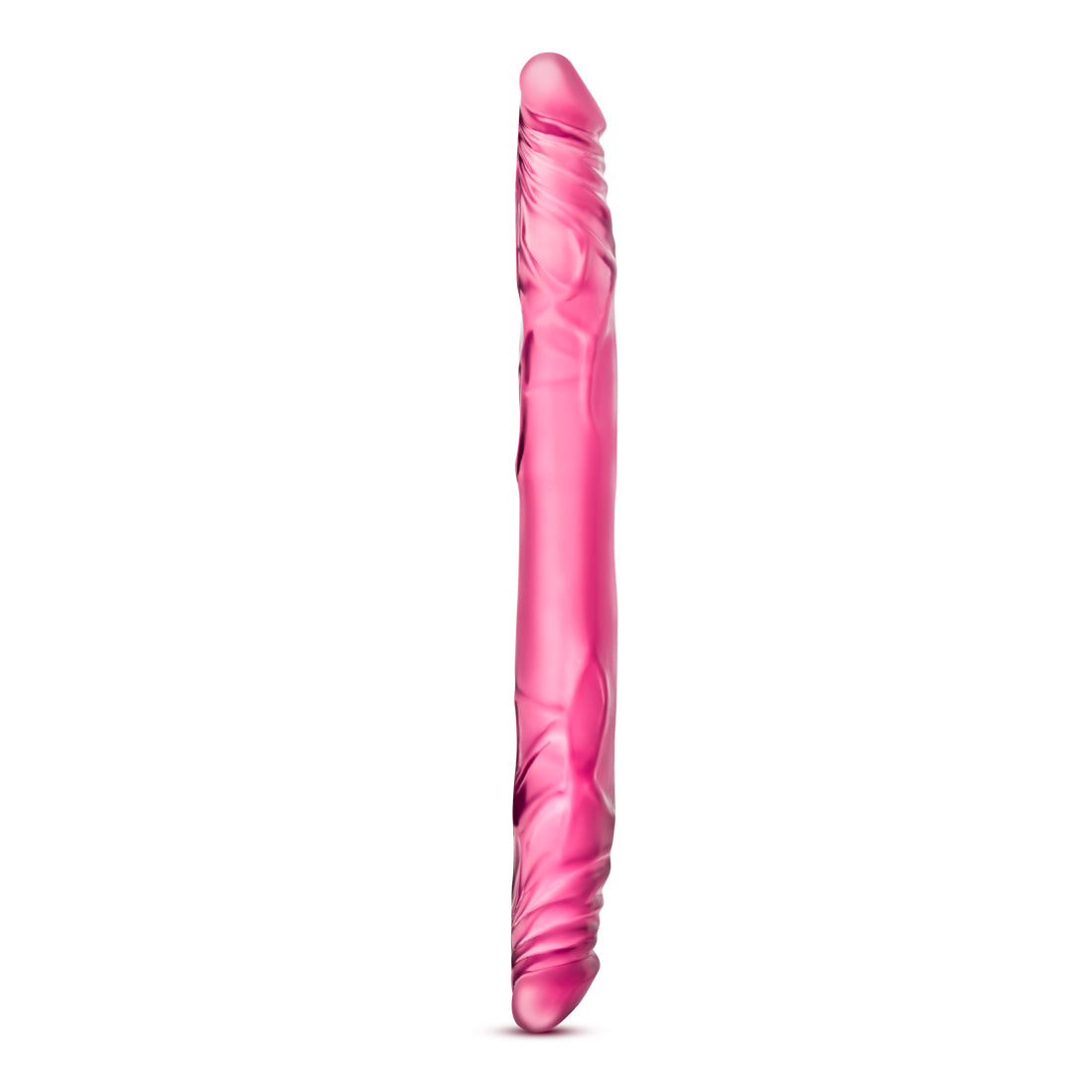 B Yours 14 Inch Double Dildo - Pink | 702730682104 | Available at EroticWarehouse.com