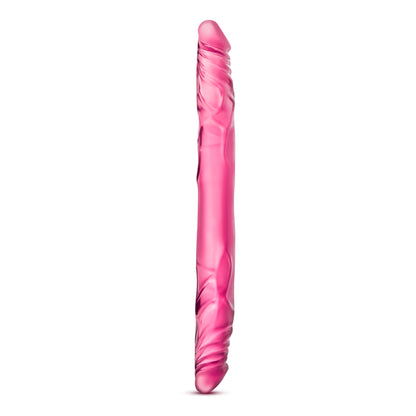 B Yours 14 Inch Double Dildo - Pink | 702730682104 | Available at EroticWarehouse.com