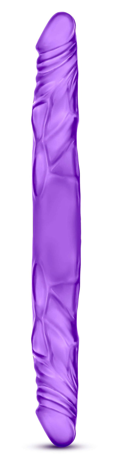 B Yours 14 Inch Double Dildo - Purple | 702730682111 | Available at EroticWarehouse.com