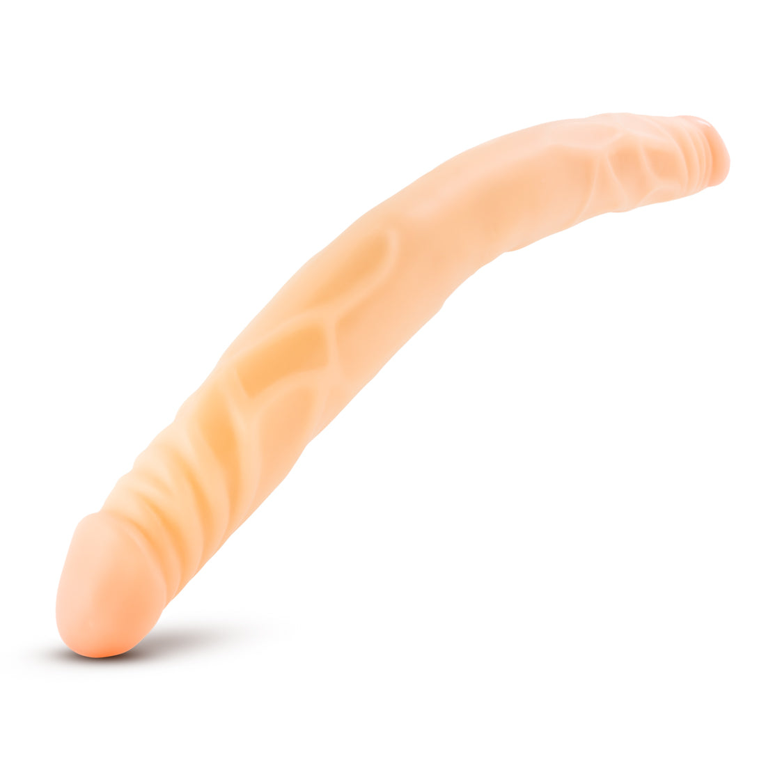 B Yours 14 Inch Double Dildo - Beige | 702730682128 | Available at EroticWarehouse.com
