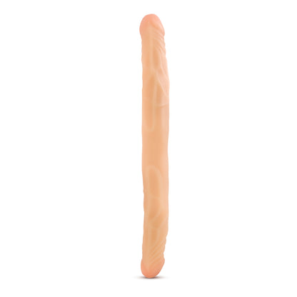 B Yours 14 Inch Double Dildo - Beige | 702730682128 | Available at EroticWarehouse.com