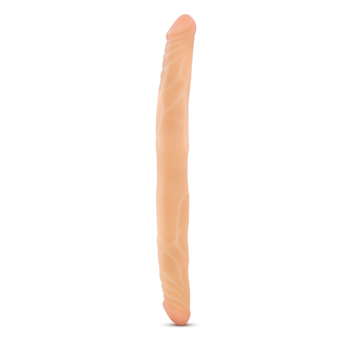 B Yours 14 Inch Double Dildo - Beige | 702730682128 | Available at EroticWarehouse.com