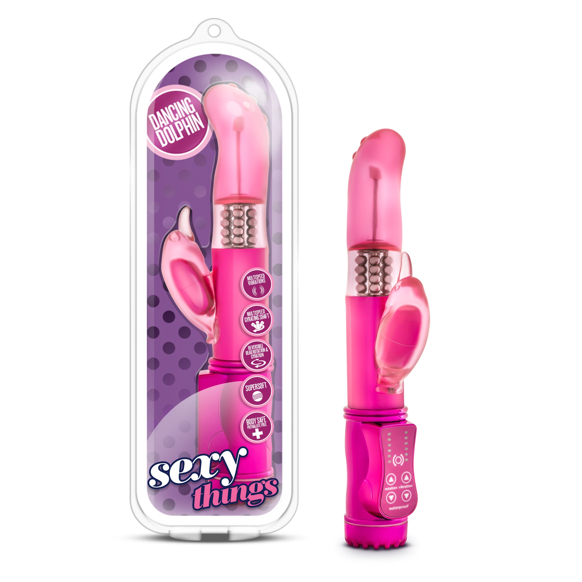 Sexy Things Dancing Dolphin - Fuchsia | 855215007951 | Available at EroticWarehouse.com