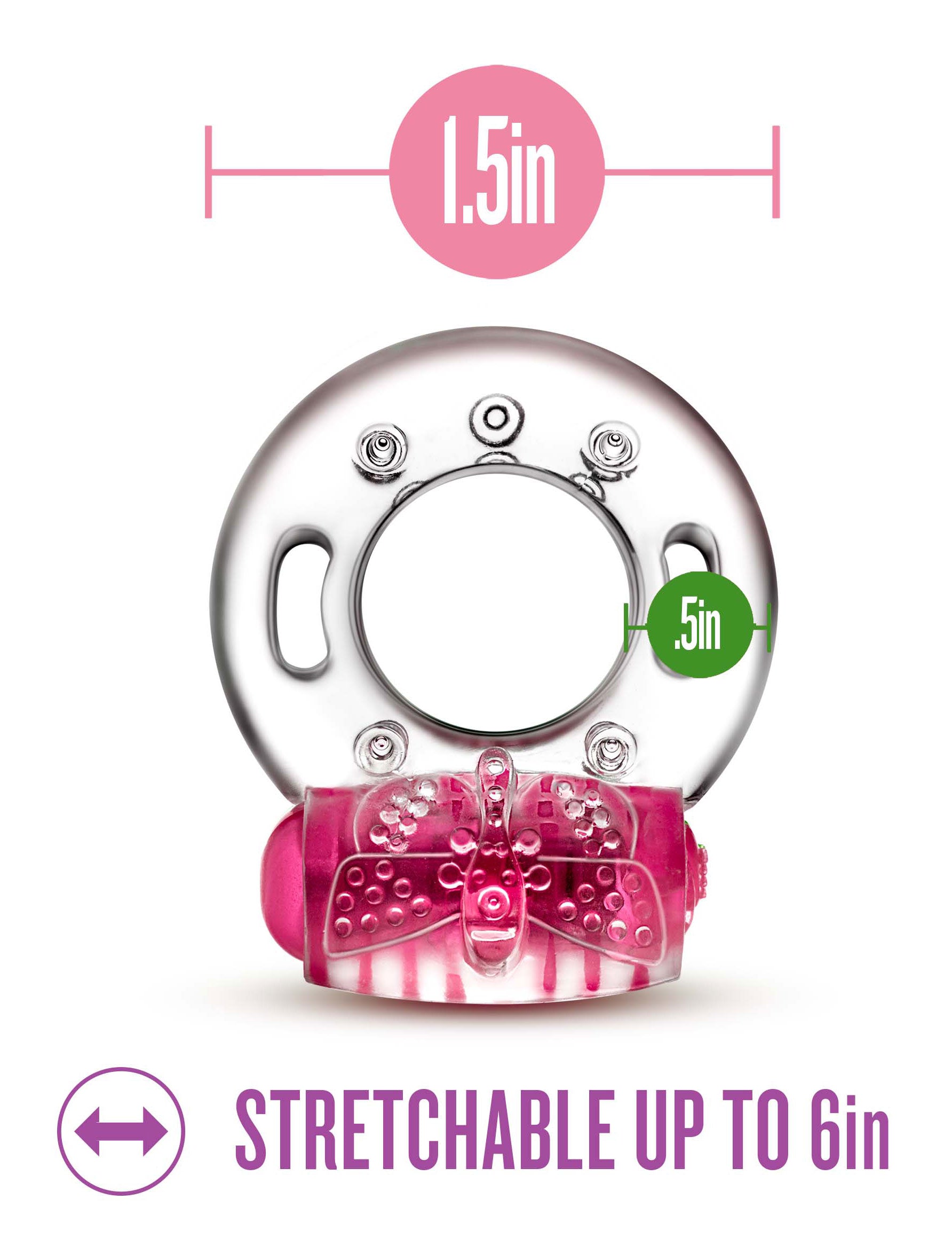 Play With Me - Arouser Vibrating C-Ring - Pink | 850002870473 | Available at EroticWarehouse.com