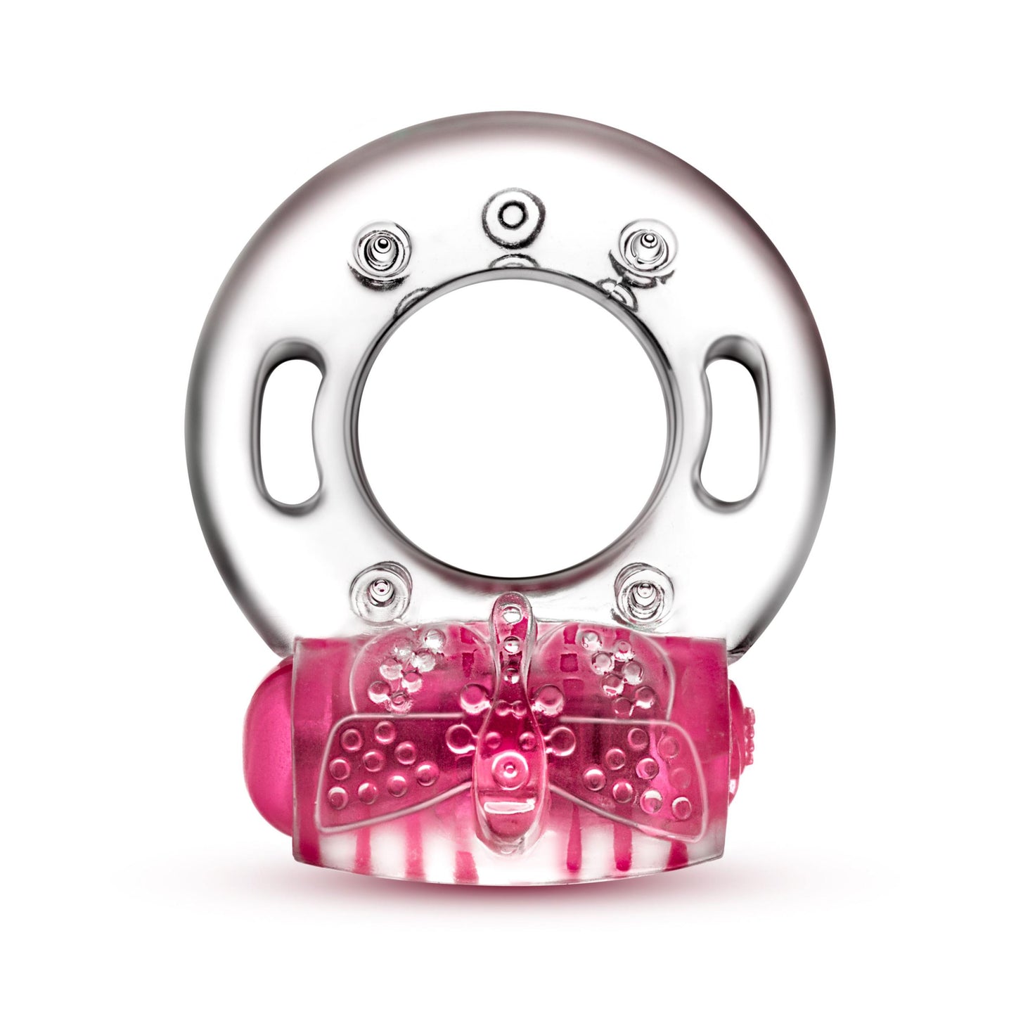 Play With Me - Arouser Vibrating C-Ring - Pink | 850002870473 | Available at EroticWarehouse.com