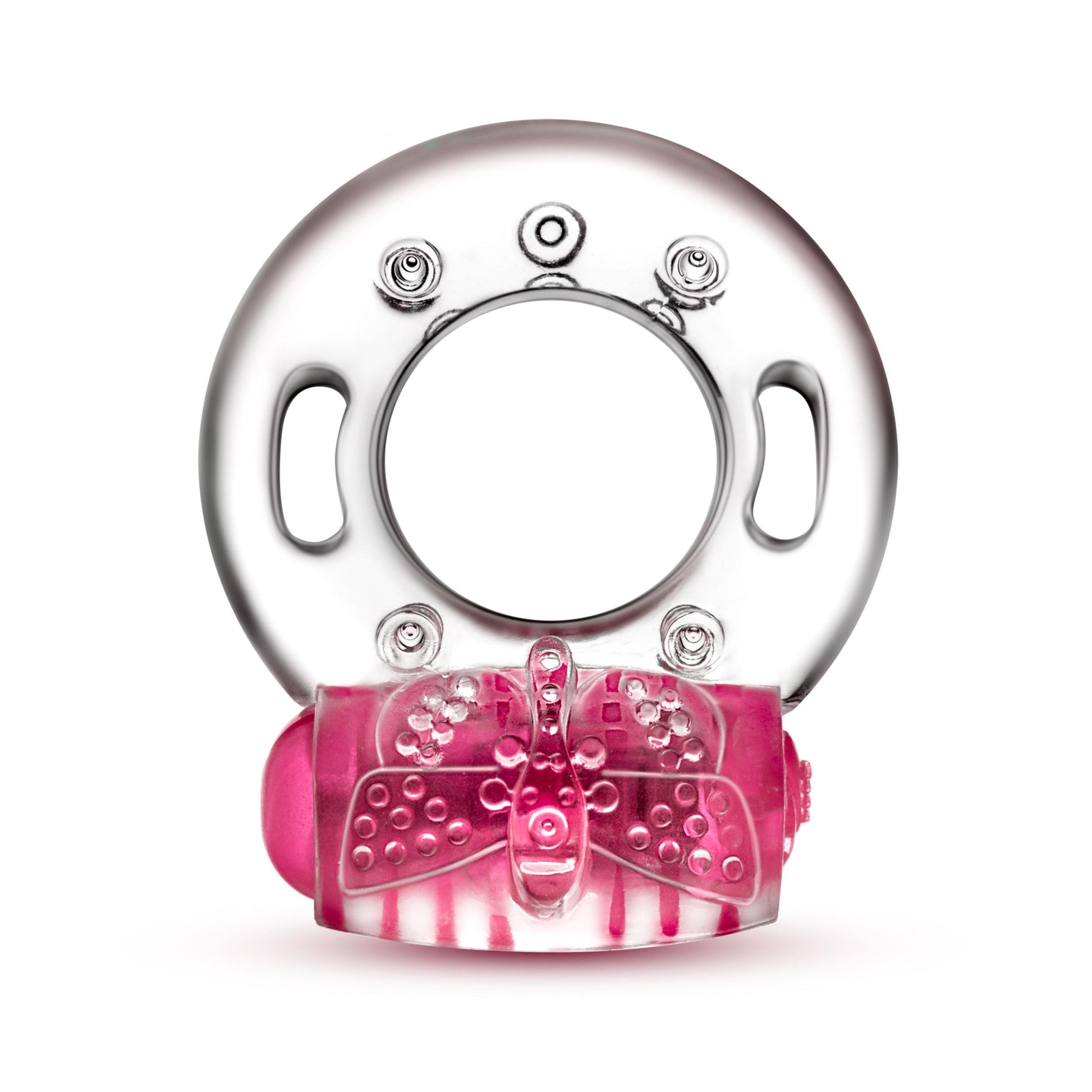 Play With Me - Arouser Vibrating C-Ring - Pink | 850002870473 | Available at EroticWarehouse.com