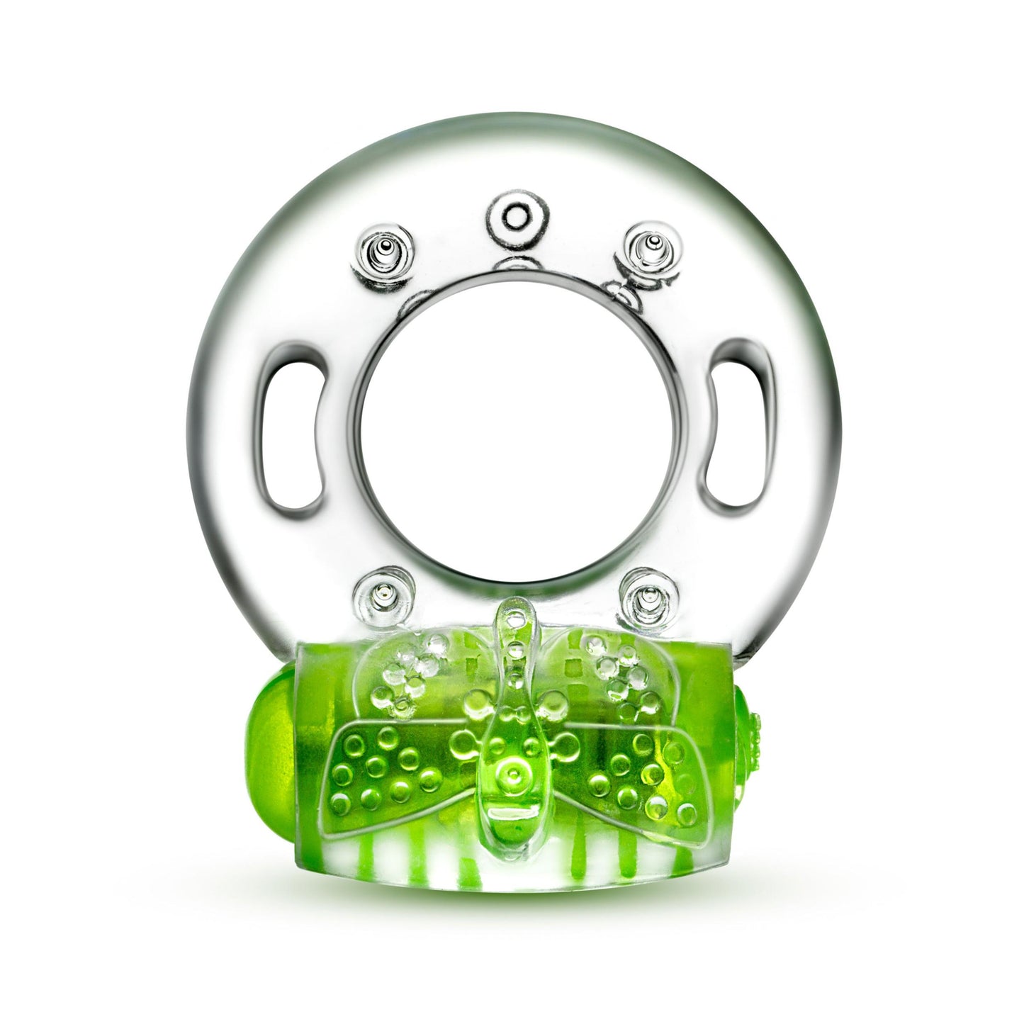 Play With Me - Arouser Vibrating C-Ring - Green | 850002870480 | Available at EroticWarehouse.com