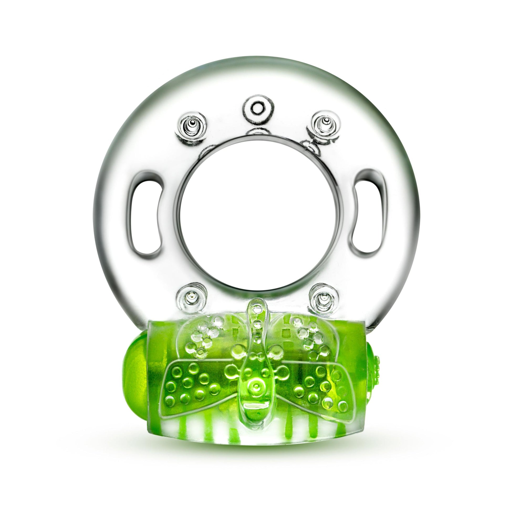 Play With Me - Arouser Vibrating C-Ring - Green | 850002870480 | Available at EroticWarehouse.com