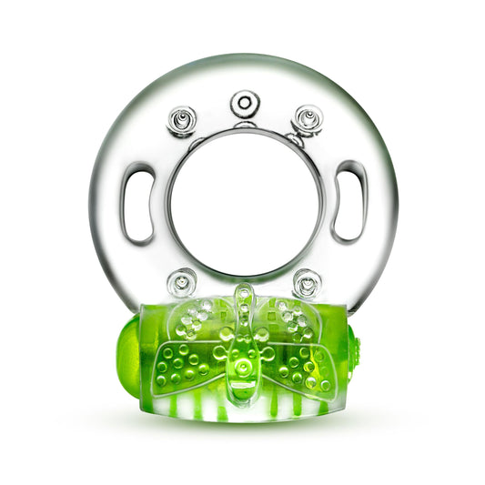 Play With Me - Arouser Vibrating C-Ring - Green | 850002870480 | Available at EroticWarehouse.com
