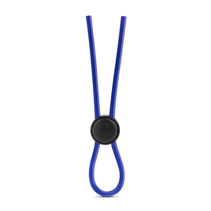Stay Hard - Silicone Loop Cock Ring - Blue | 853858007482 | Available at EroticWarehouse.com