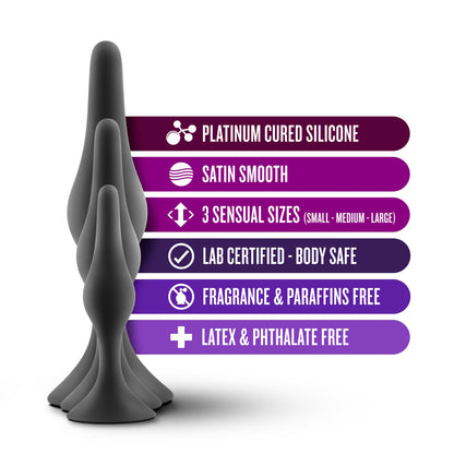 Luxe - Beginner Plug Kit - Black | 819835022794 | Available at EroticWarehouse.com