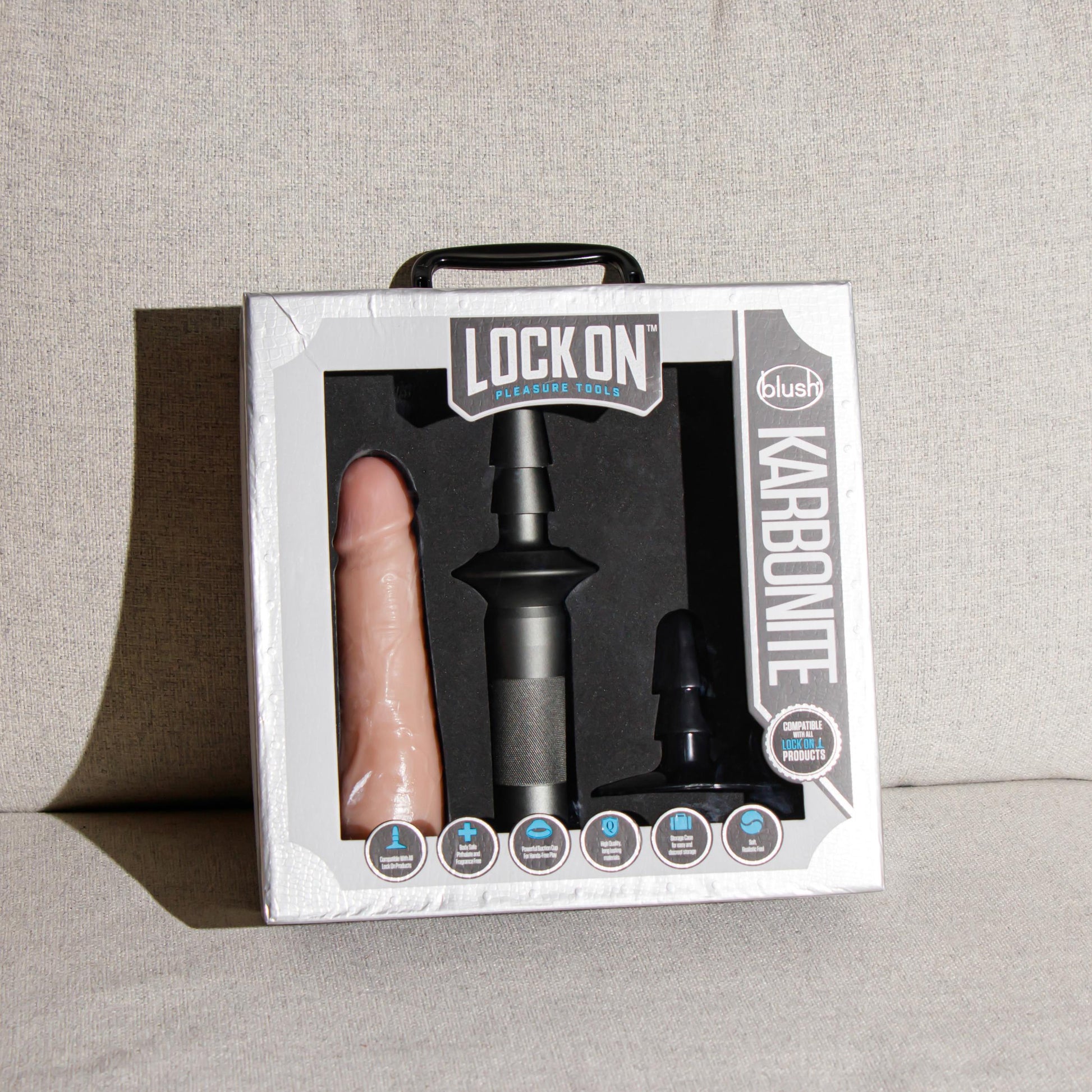 Lock on - Karbonite - Vanilla | 819835027768 | Available at EroticWarehouse.com