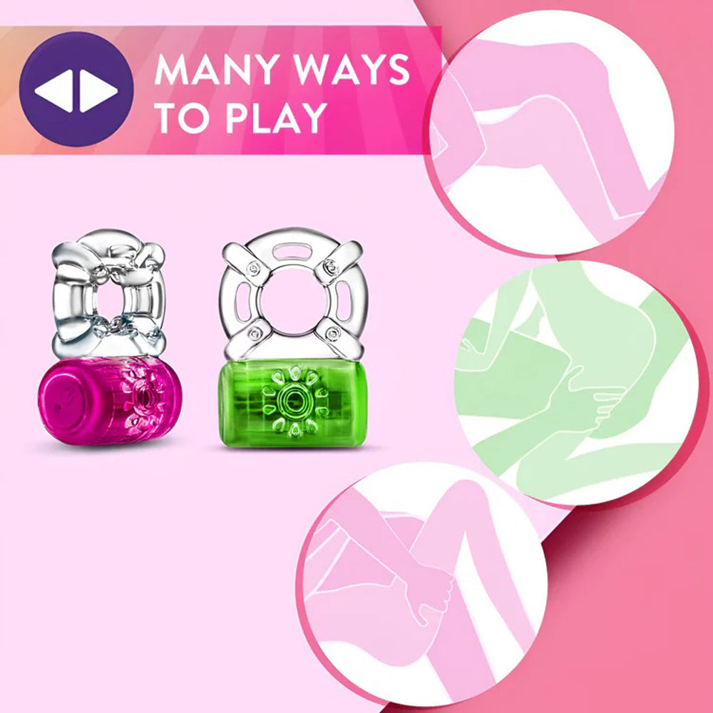 Play With Me Pleaser Rechargeable C-Ring Pink | 850002870572 | Available at EroticWarehouse.com