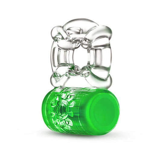 Play With Me Pleaser Rechargeable C-Ring Neon-Green | 850002870565 | Available at EroticWarehouse.com