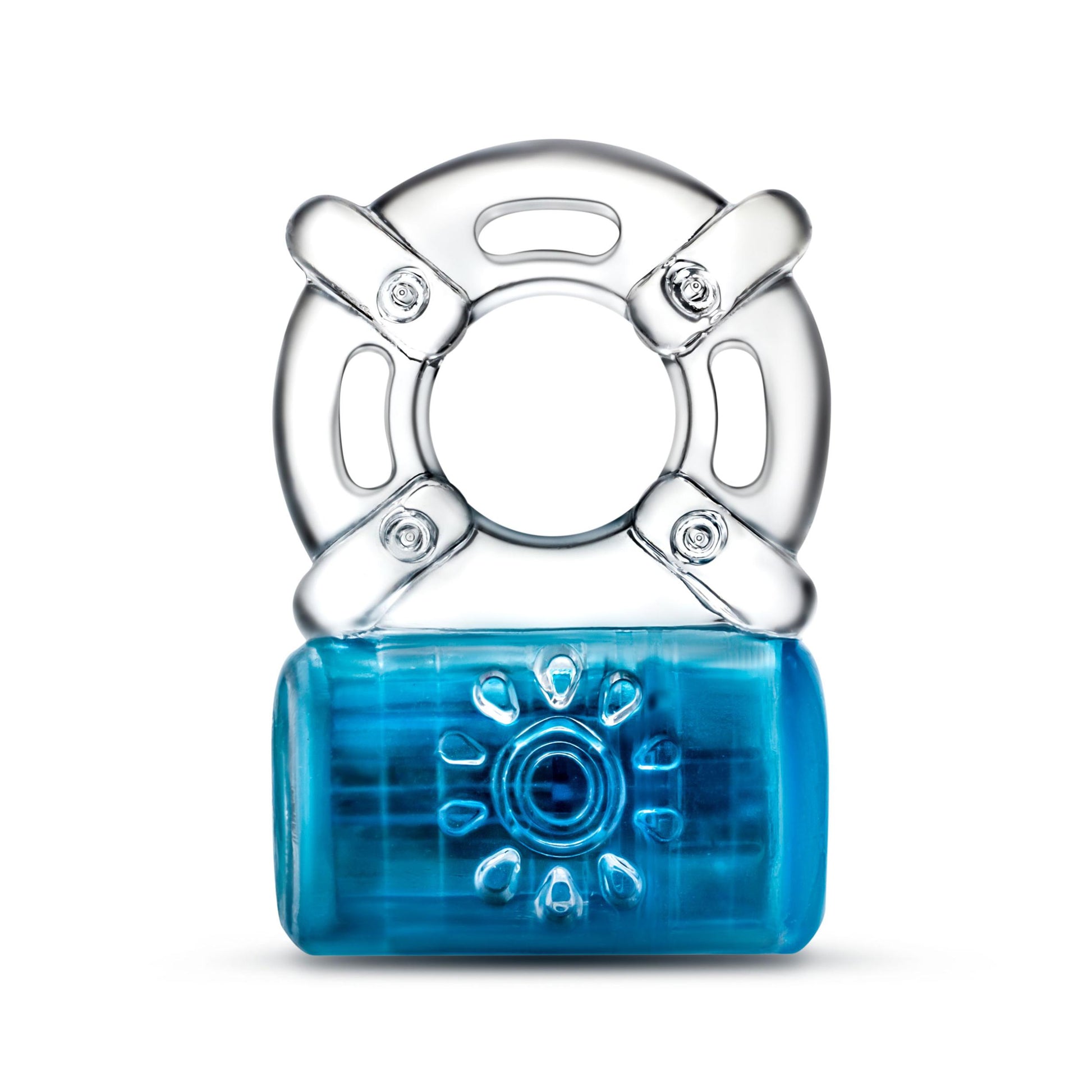 Play With Me - Pleaser Rechargeable C-Ring - Blue | 850002870282 | Available at EroticWarehouse.com