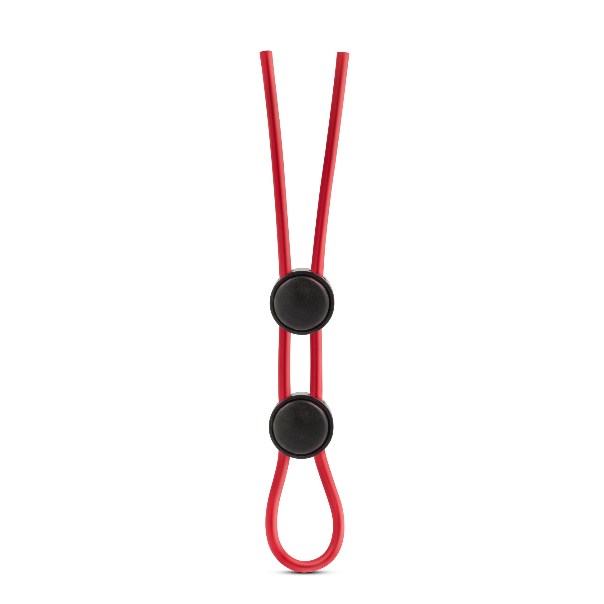 Stay Hard - Silicone Double Loop Cock Ring - Red | 853858007635 | Available at EroticWarehouse.com