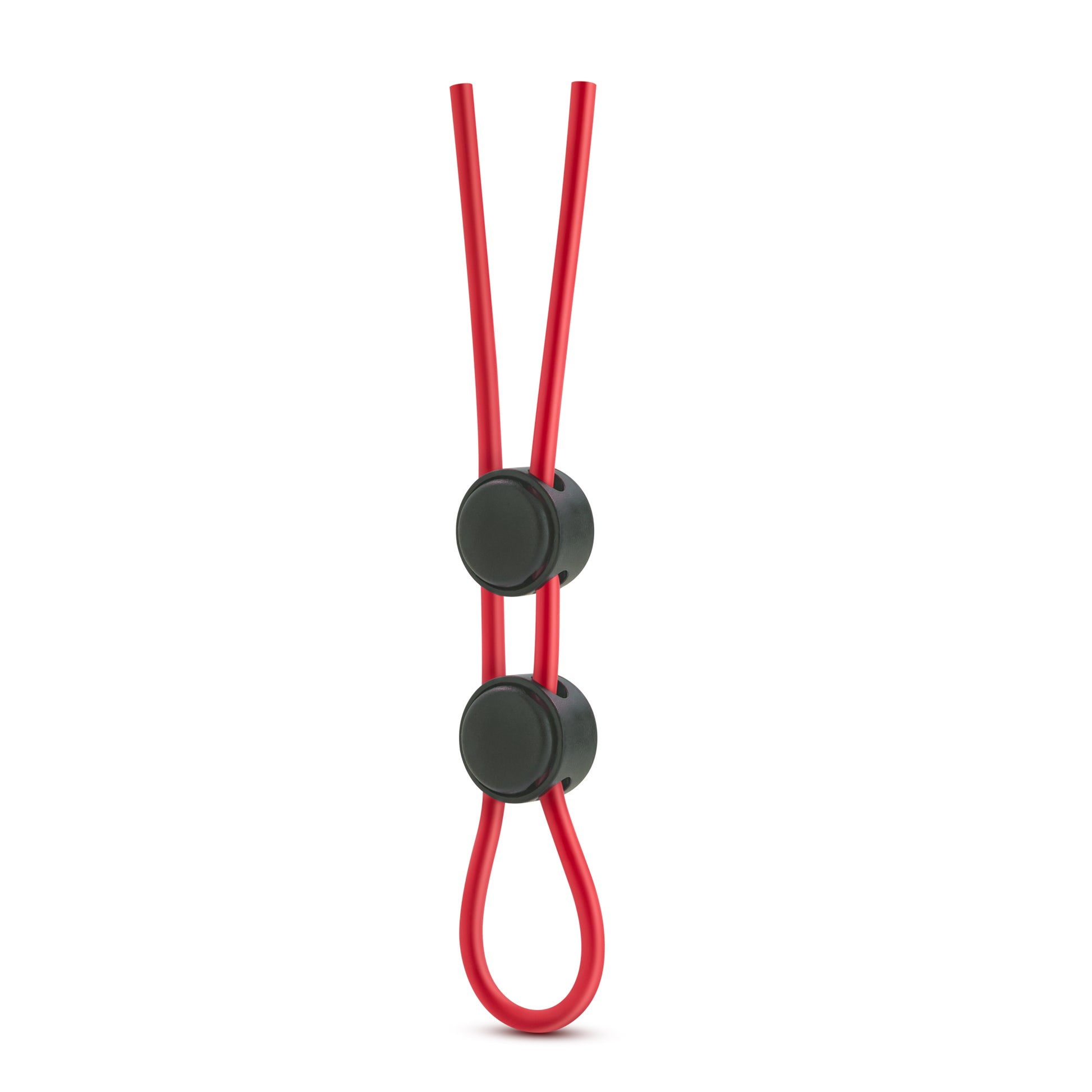 Stay Hard - Silicone Double Loop Cock Ring - Red | 853858007635 | Available at EroticWarehouse.com