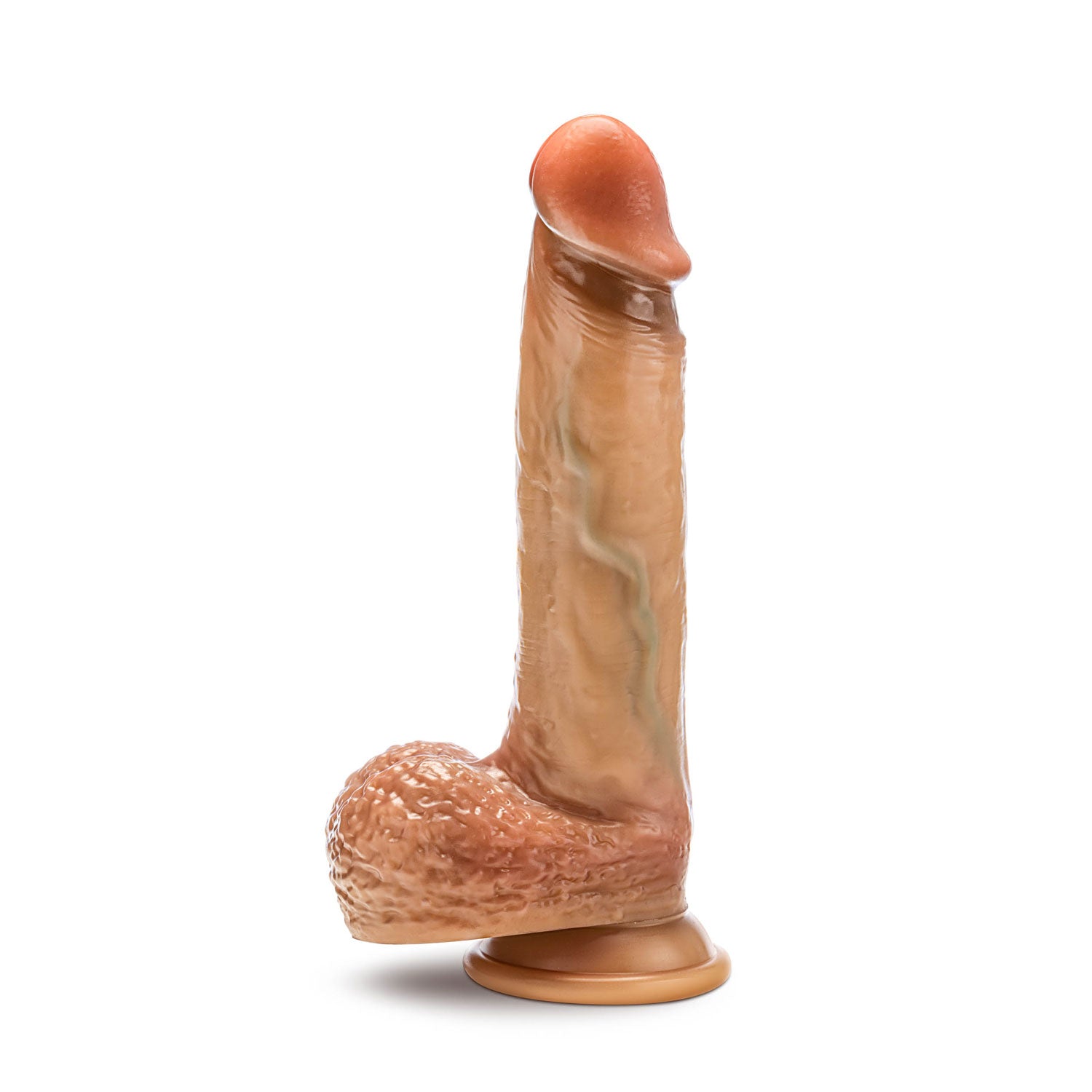 Renaissance - Raphael - 9.5 Inch Sliding Foreskin Dildo With Squeezable Balls - Tan | 810138370322 | Available at EroticWarehouse.com