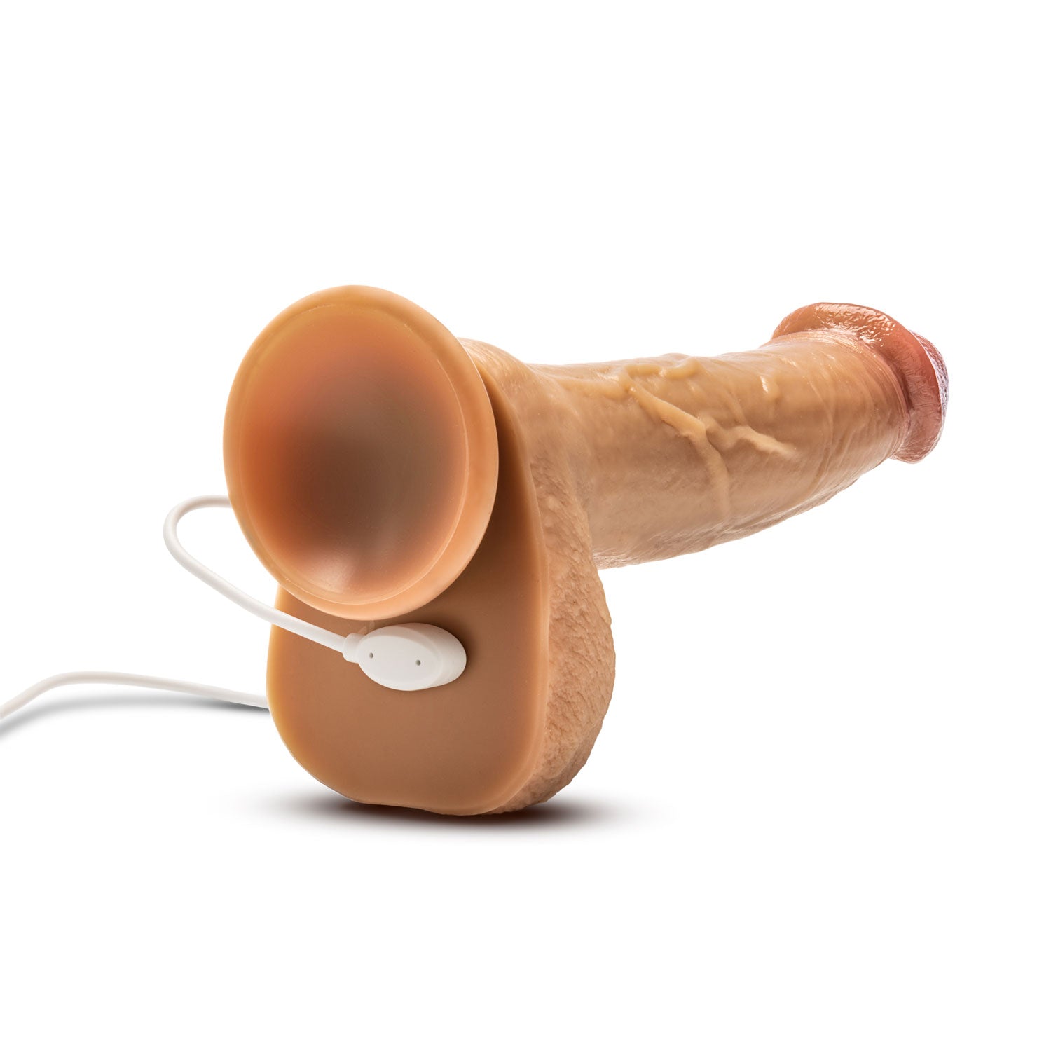 Dr. Skin Silicone - Dr. Phillips - 8.5 Inch Thrusting Dildo - Tan | 810138370308 | Available at EroticWarehouse.com