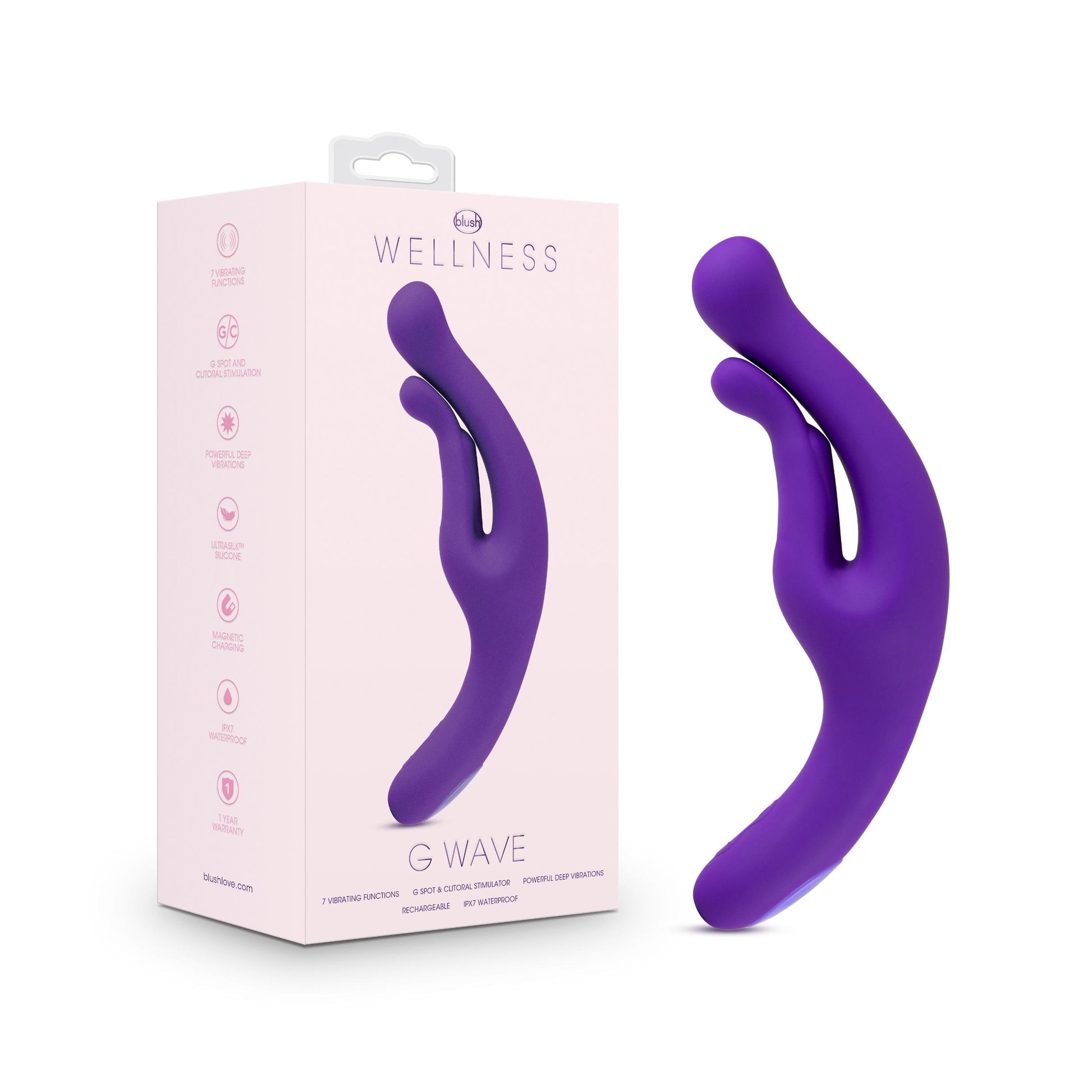 Wellness - G Wave Vibrator -Purple | 819835024750 | Available at EroticWarehouse.com