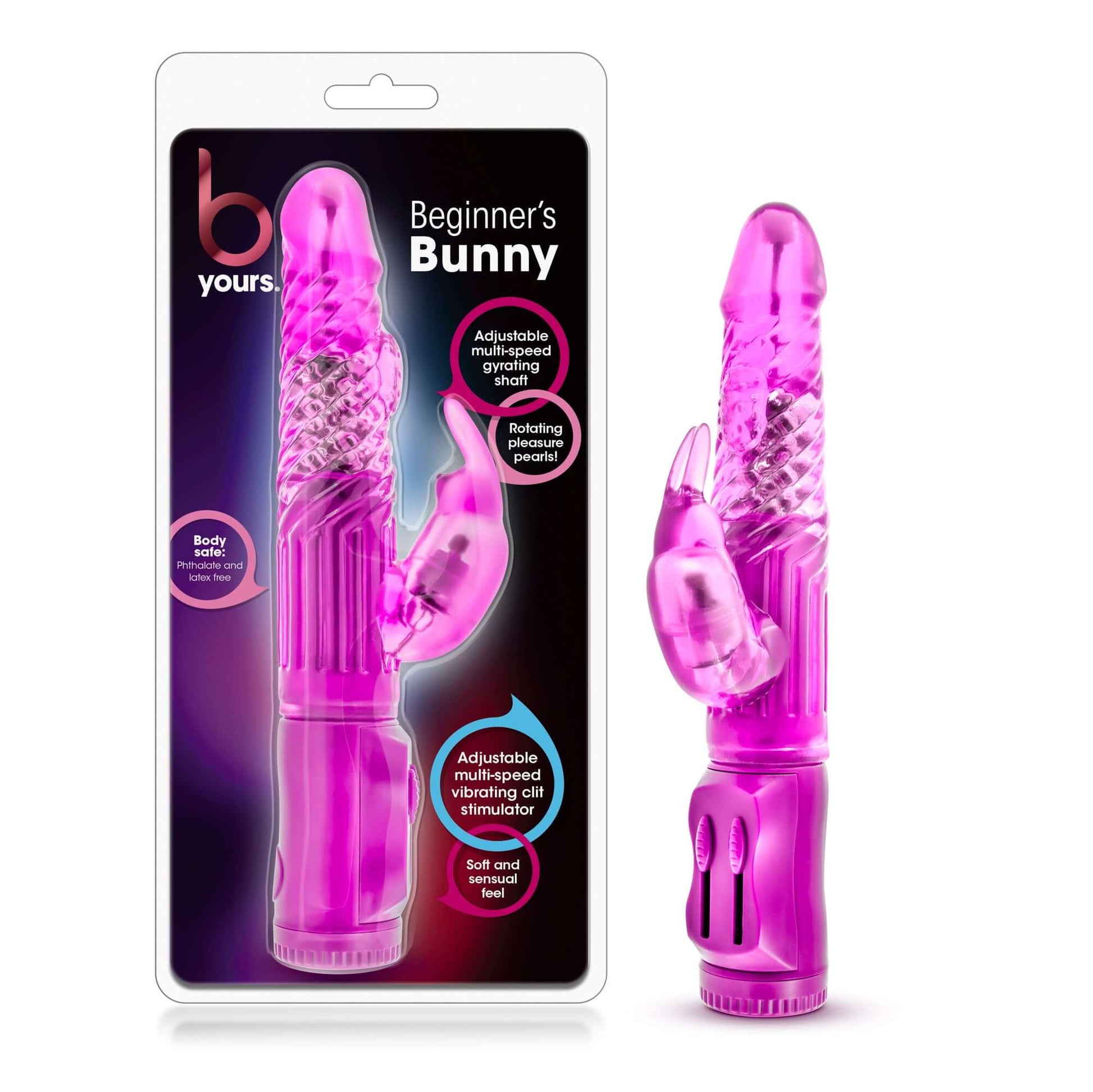 B Yours - Beginner's Bunny - Pink | 819835020141 | Available at EroticWarehouse.com