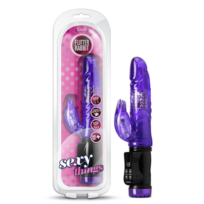 Sexy Things - Flutter Rabbit - Purple | 819835026693 | Available at EroticWarehouse.com