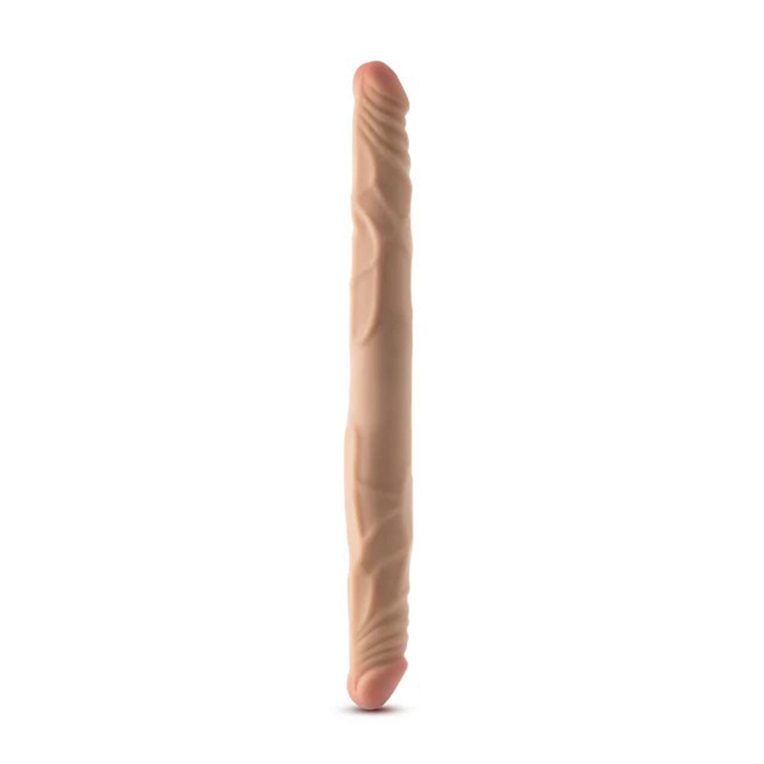 Dr. Skin Plus - 14” Posable Double Dong - Beige | 819835029946 | Available at EroticWarehouse.com