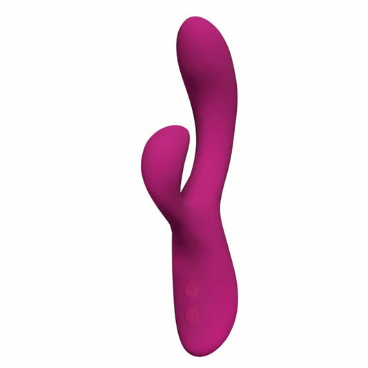 Blush Quinn Rabbit Vibrator Burgundy | 810138370995 | Available at EroticWarehouse.com