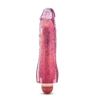 Glow Dicks - Molly Glitter Vibrator - Pink | 819835023241 | Available at EroticWarehouse.com