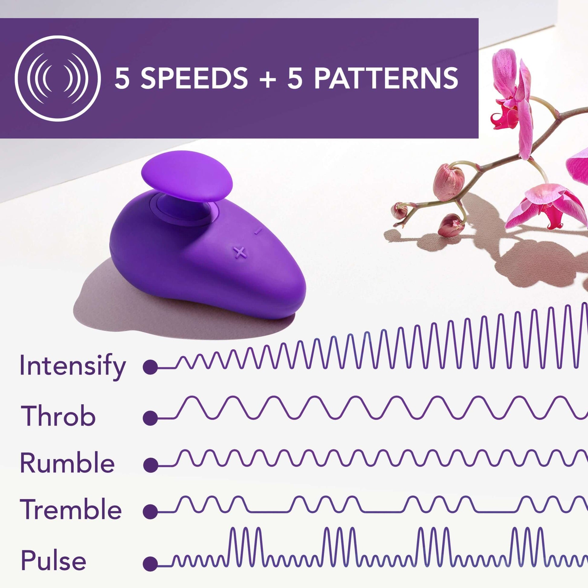 Wellness - Palm Sense - Purple | 819835026167 | Available at EroticWarehouse.com