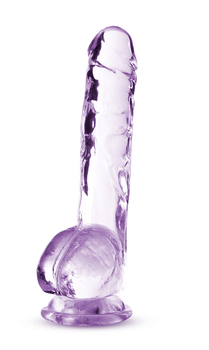 Naturally Yours - 8 Inch Crystalline Dildo - Amethyst | 819835026839 | Available at EroticWarehouse.com