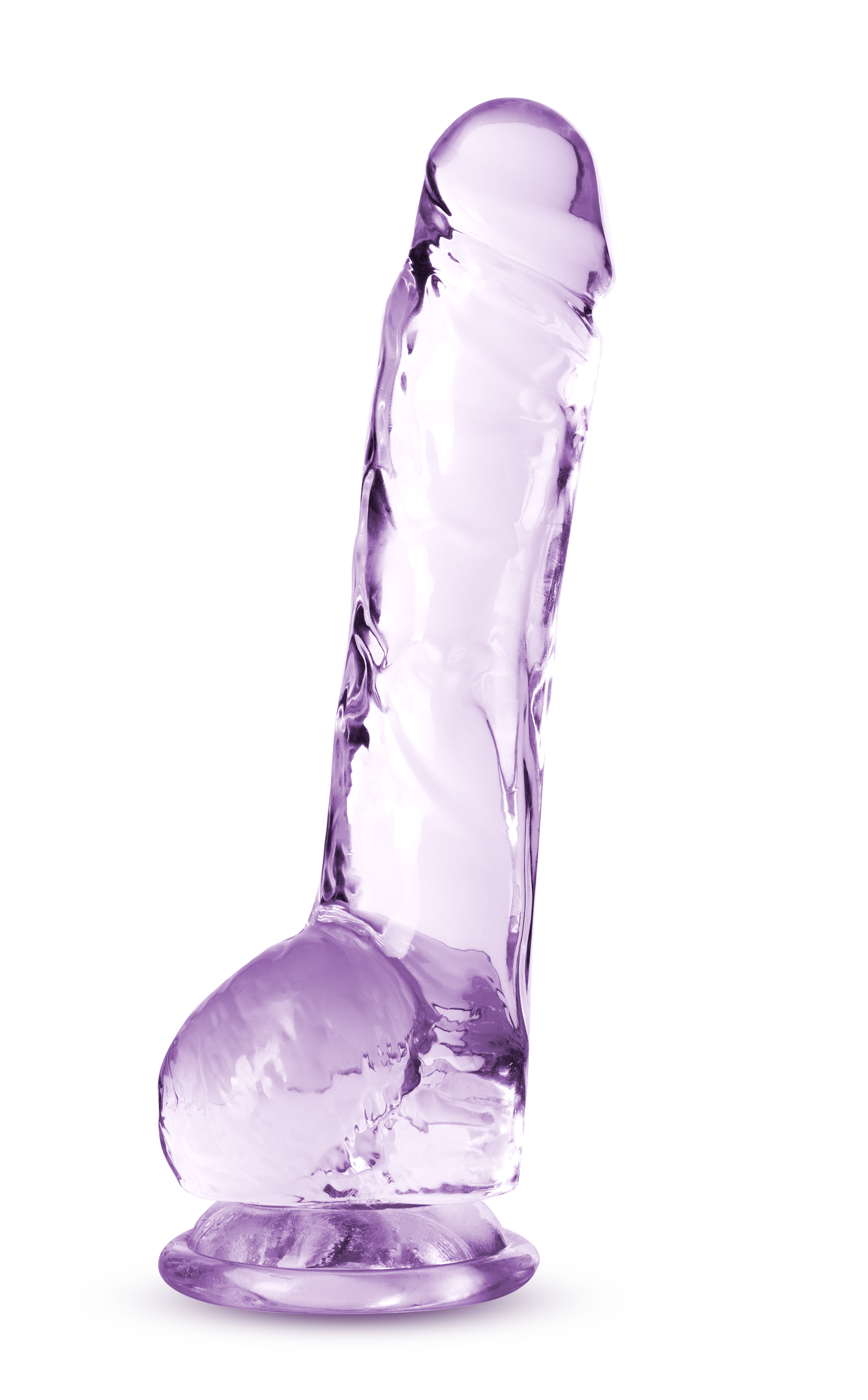 Naturally Yours - 8 Inch Crystalline Dildo - Amethyst | 819835026839 | Available at EroticWarehouse.com
