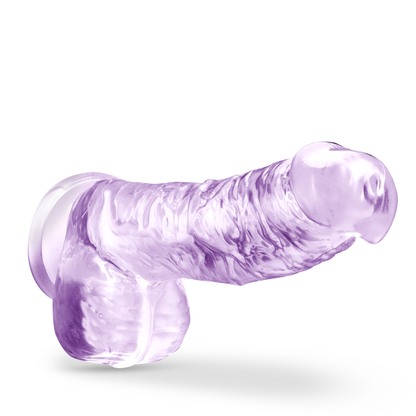 Naturally Yours - 6 Inch Crystalline Dildo - Amethyst | 819835026884 | Available at EroticWarehouse.com