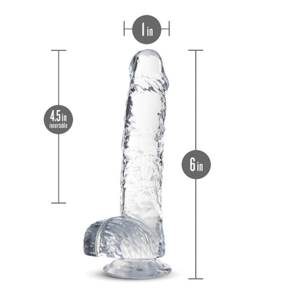 Naturally Yours - 6 Inch Crystalline Dildo - Diamond | 819835026907 | Available at EroticWarehouse.com