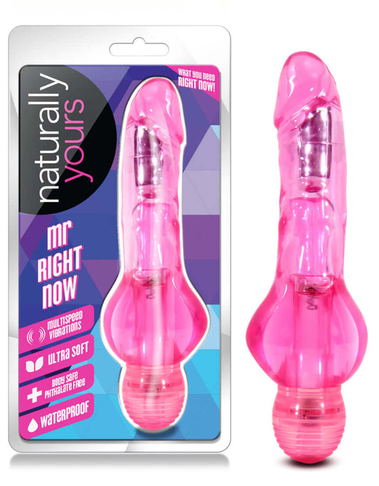Naturally Yours - Mr. Right Now - Pink | 735380528003 | Available at EroticWarehouse.com