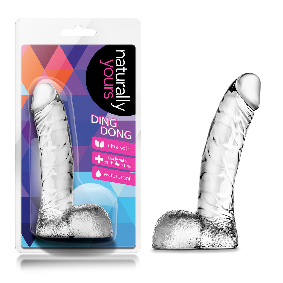Naturally Yours Ding Dong - Clear | 702730686799 | Available at EroticWarehouse.com