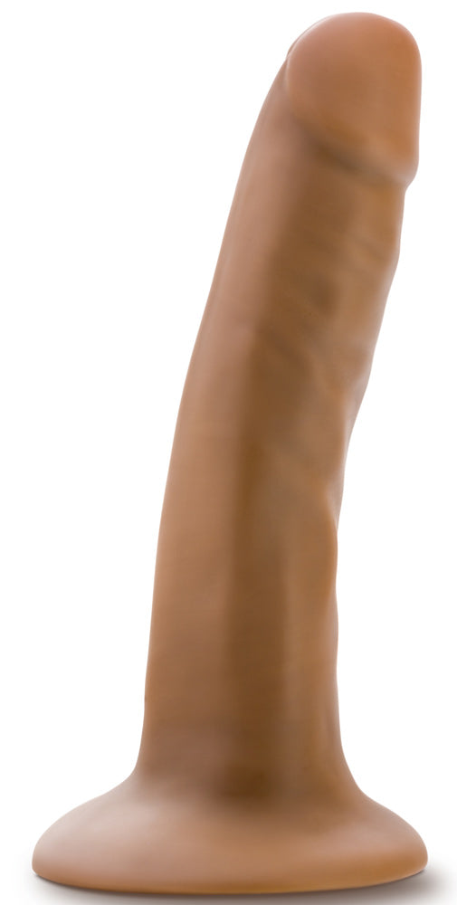 Dr. Skin Silicone - Dr. Lucas - 5 Inch Dong With Suction Cup - Mocha | 819835026679 | Available at EroticWarehouse.com