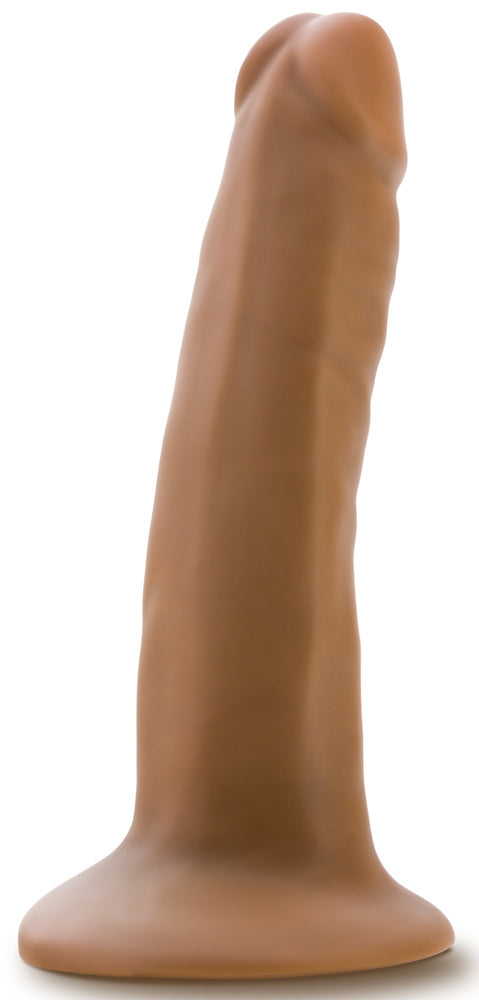 Dr. Skin Silicone - Dr. Lucas - 5 Inch Dong With Suction Cup - Mocha | 819835026679 | Available at EroticWarehouse.com