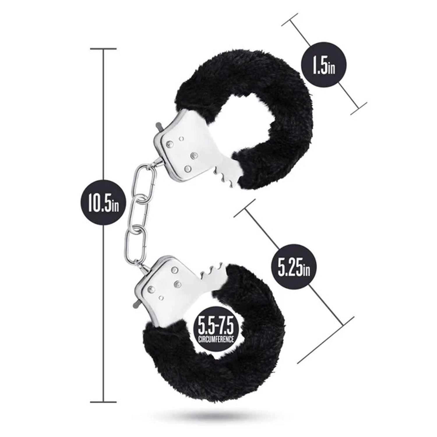 Temptasia Beginner Cuffs Black | 810138370414 | Available at EroticWarehouse.com